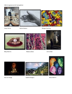 Taylor High School Shines in Congressional Art Competition